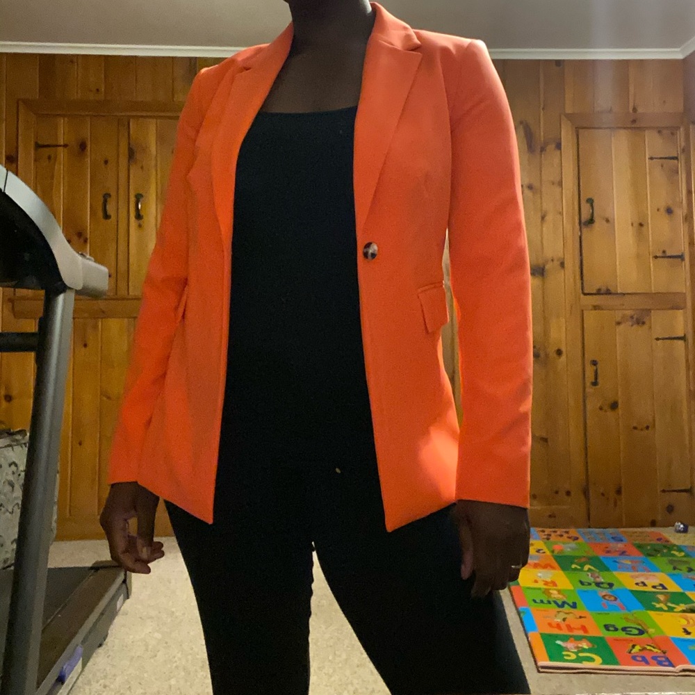 Nine West Orange:/Coral Blazer